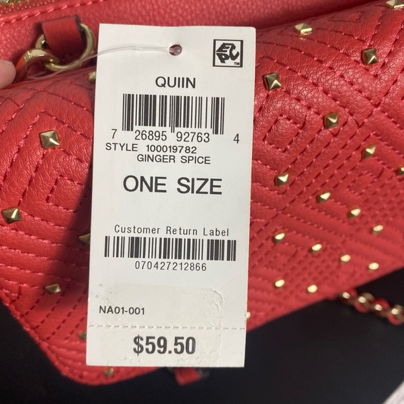 I.N.C. International Concepts Double Crossbody, Orange - Picture 5 of 9